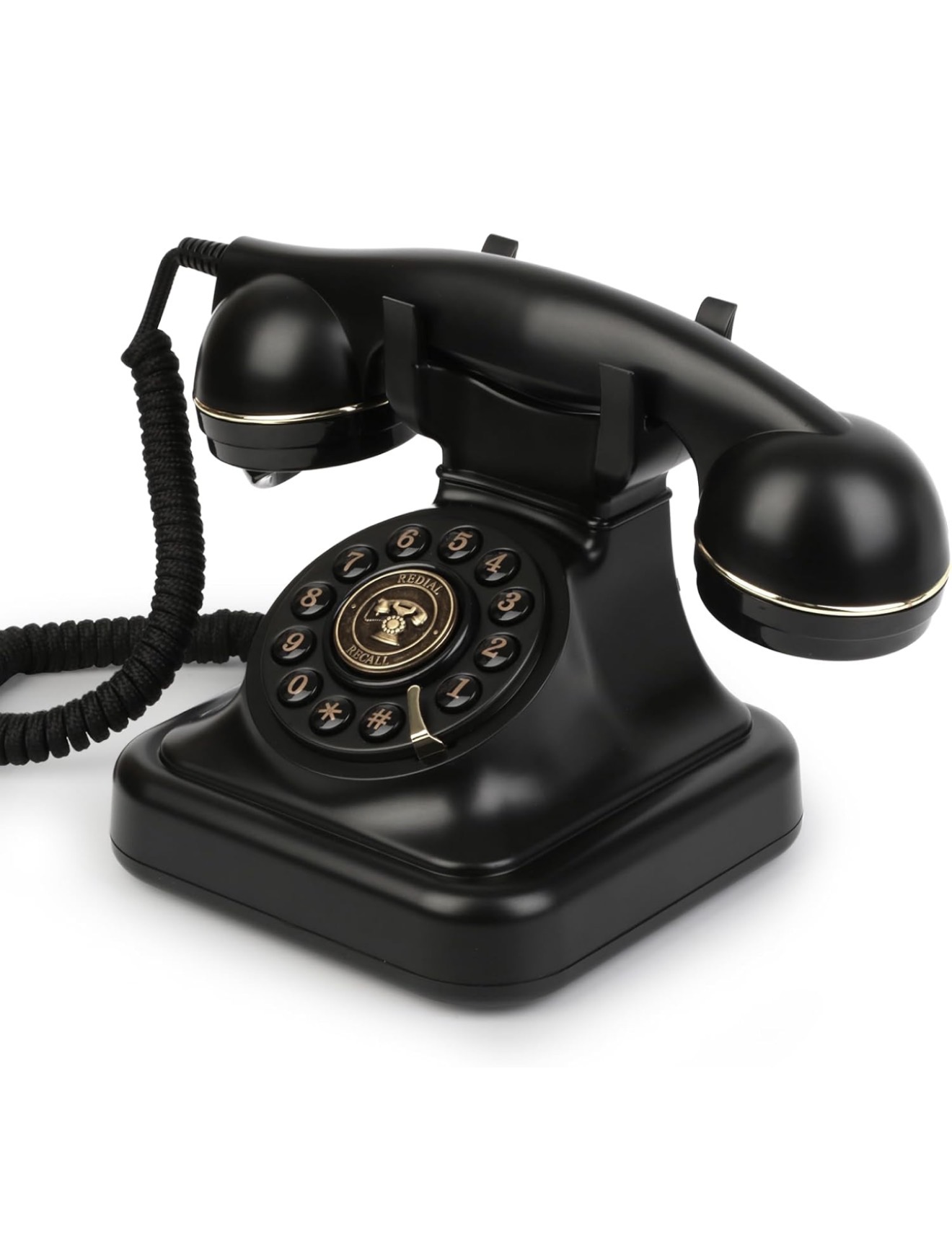 Black vintage Voicebook phone