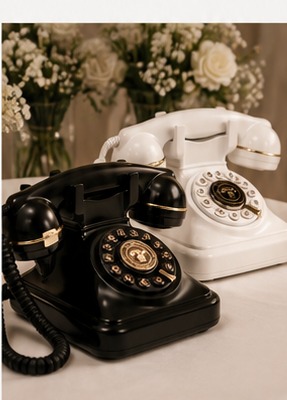 Black and white Voicebook phones